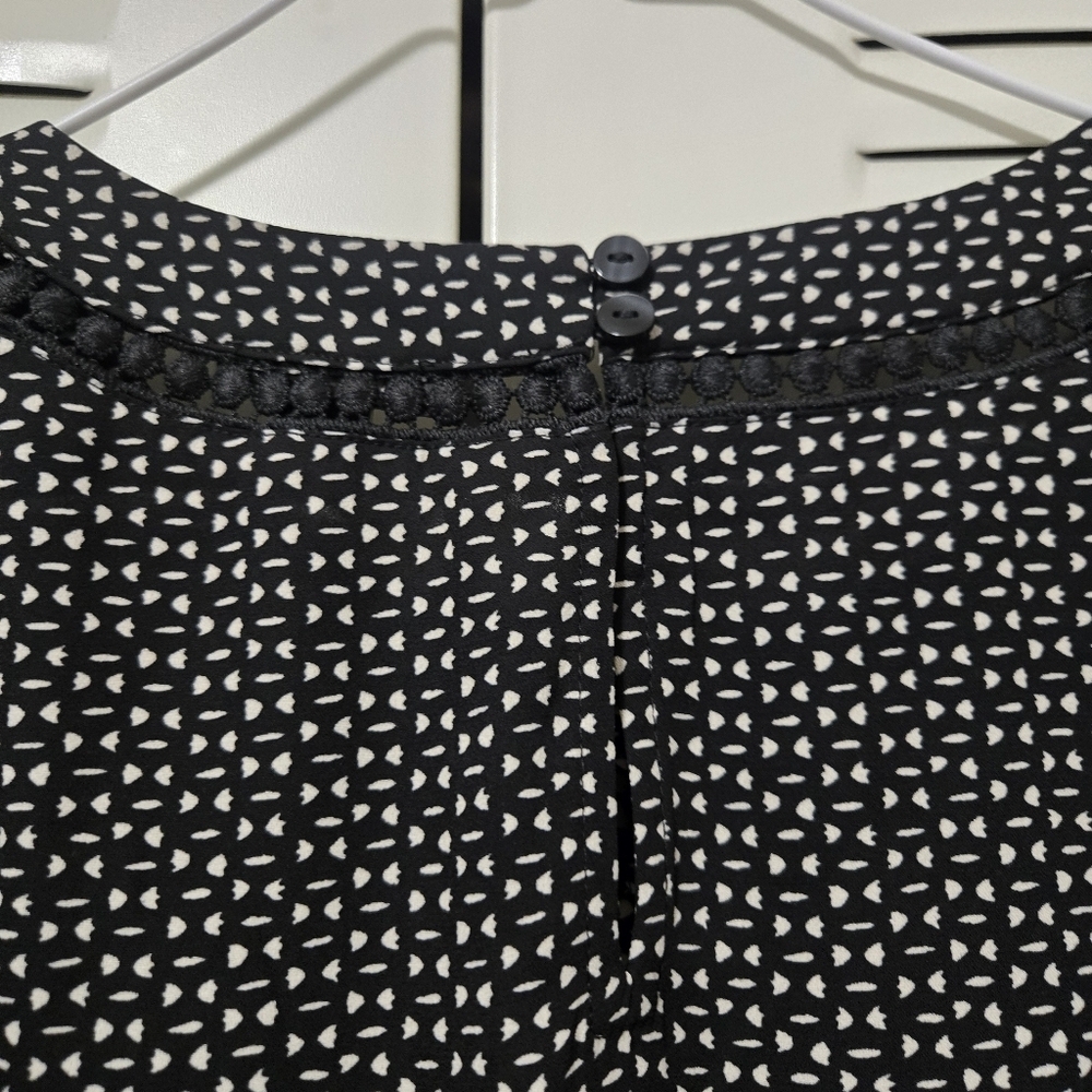 Ann Taylor Top Black Size M - Picture 6 of 7